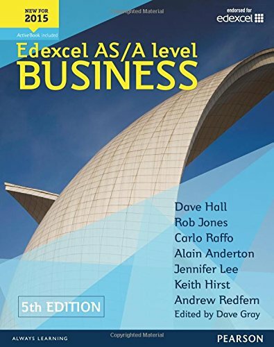 Edexcel AS/A level Business 5th edition Student Book and ActiveBook By Dave Hal