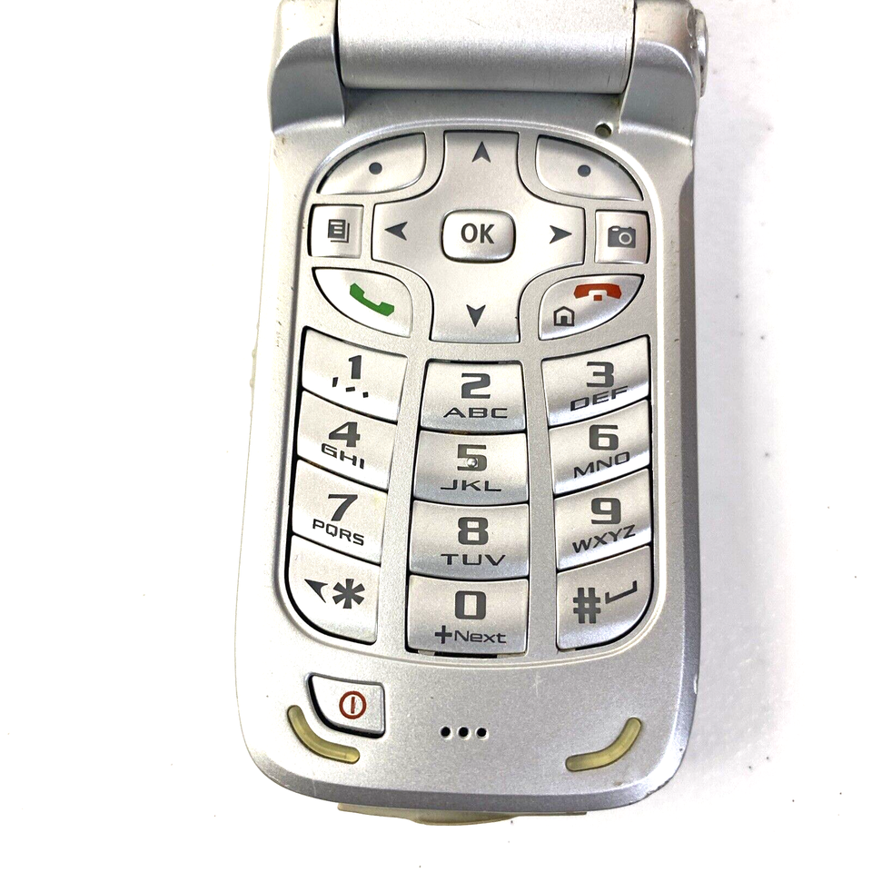 Nextel Motorola i870 Cell Phone Silver For Parts Or Repair Only eBay