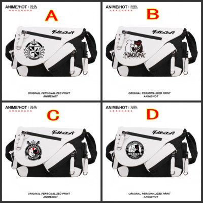 Danganronpa Monokuma Messenger Bag Anime Shoulders Bag Students Backpack Gift