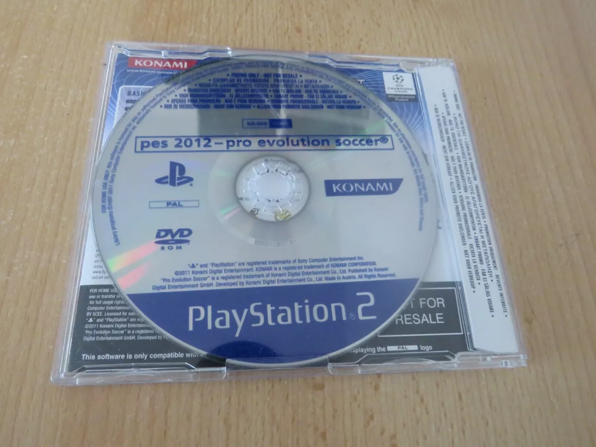 PRO EVOLUTION SOCCER 2012 PES 12 Playstation 2 PS2 Sony PAL