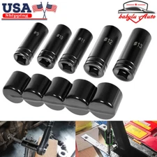 5 Piece 71670 Tap Socket Set For 5/8", 11/16", 3/4", 7/8" and 1" Taps 1/2" Drive