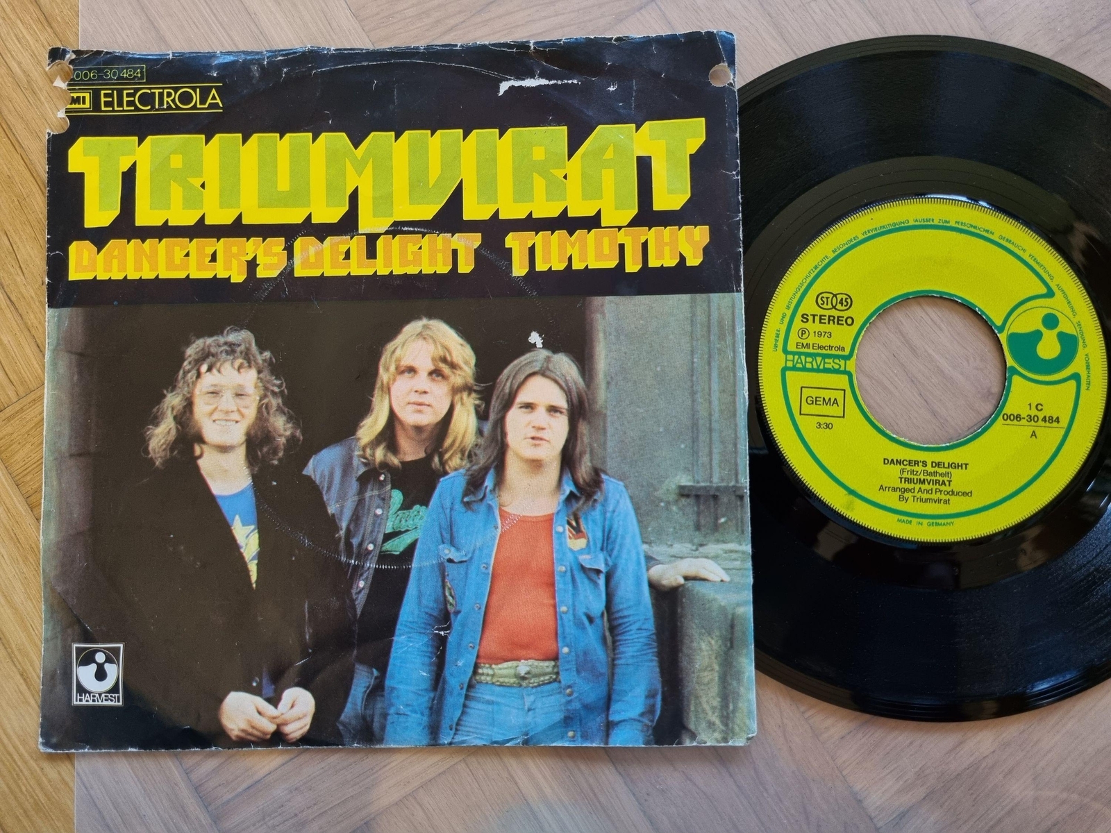 7"" Single Triumvirat - Dancer's delight Vinyl Germany