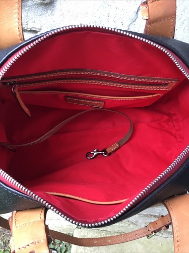 Dooney & Bourke Lg Kendra Satchel Shoulder Adjustable Black Pebble Leather NWOT - Picture 12 of 12