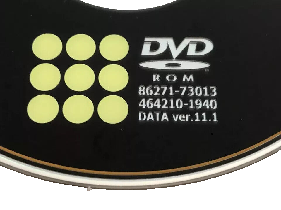 Genuine Toyota Navigation DVD U93 Ver 11.1 | Toyota OEM
