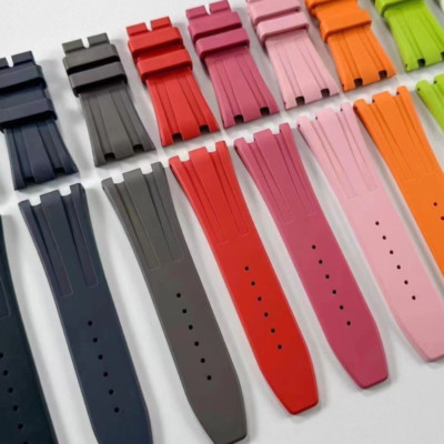 24 - 18 mm Rubber Watch Band Strap Fits Audemars Piguet Royal Oak Offshore 37mm
