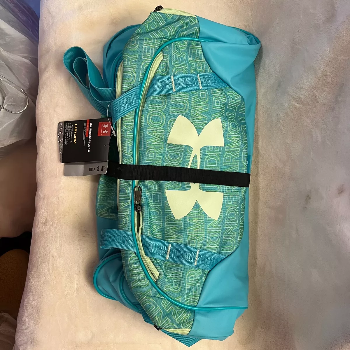 Green under armour duffle bag sale