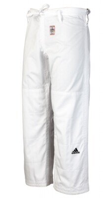 Adidas Judo Pants IJF White, JT275, Ju Jutsu, Wing Tsun, BJJ, Judo Pants, Pant
