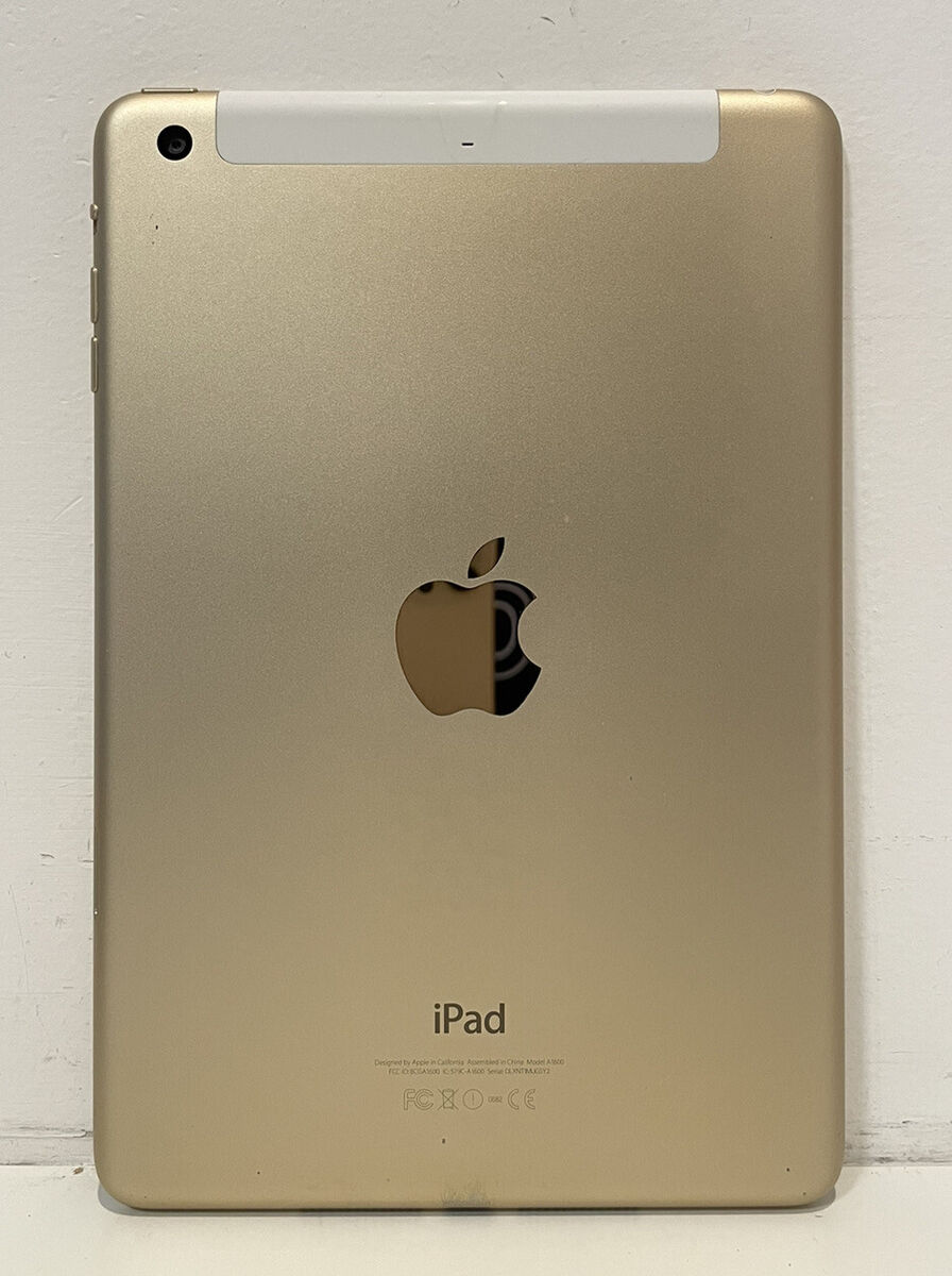 Apple iPad mini 3 16GB, Wi-Fi + Cellular (Unlocked), 7.9in - Gold