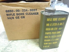 US Army Vietnam War Era Bore Cleaner (8 oz) DSA600-75-C-1660 Dated NOV 1975