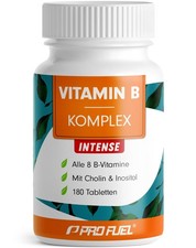 Vitamin B Komplex hochdosiert 180 Tabletten alle 8 B Vitamine (B1 B2 B3 B5 …