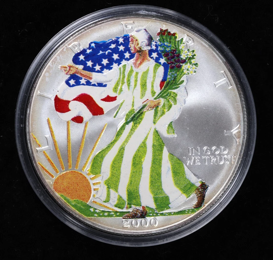 Colorized Silver Eagle for sale | eBay