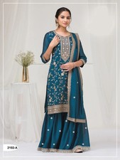 Heavy Anarkali Salwar Kameez Pakistani Indian Bollywood Wedding Party Gown Suit
