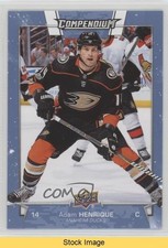 2017-18 Upper Deck Compendium Blue Adam Henrique #604 READ 5yy