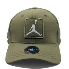Air Jordan Jumpman Flight Trucker Hat- Army Green Adjustable