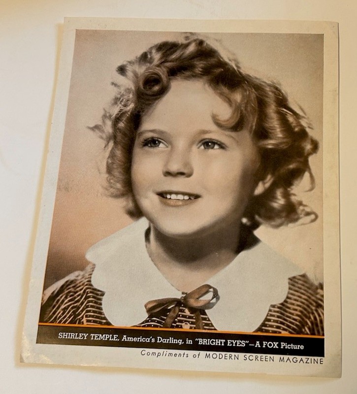 Shirley Temple A Fox Picture Modern Screen Magazine Photo
