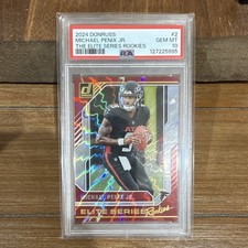 Panini Donruss Elite Series Rookies Michael Penix Jr. #2 Rookie PSA 10
