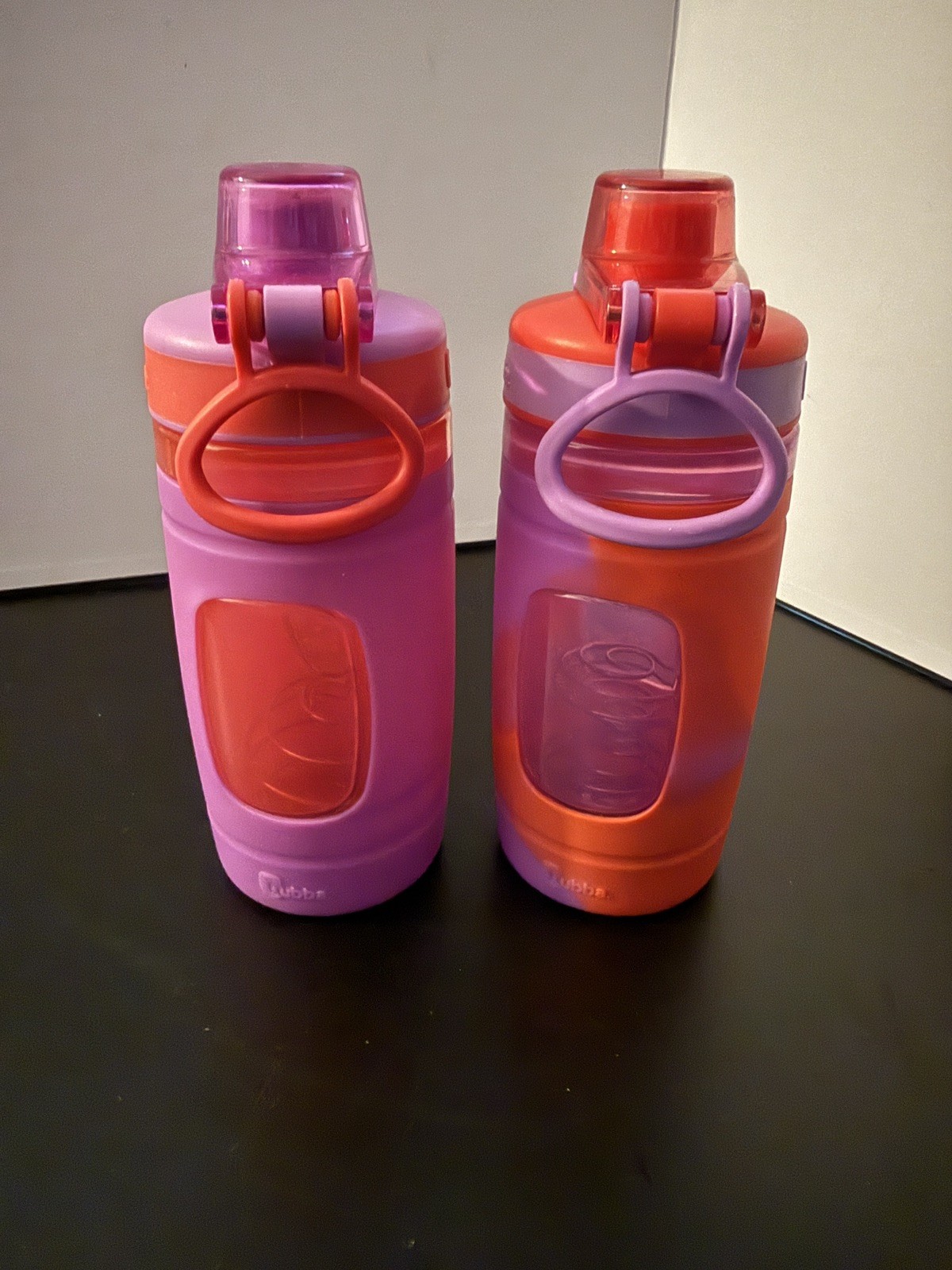 S Lot Of 2 Flip Lid Wide Mouth Pink