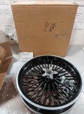 Fat Spoke Wheels 17x3.5 Front 17x6 Rear For Harley Dyna Fat Bob Wide Glide Used Fat Spoke Wheels 17x3.5 Front 17x6 Rear For Harley Dyna Fat Bob Wide Glide Used