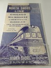 Vintage Railroad Timetable 1961 North Shore Line Chicago Milwaukee Suburban New — photo 1