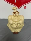 Preowned Red Wing Pottery Chef  Cookie Jar, Great Condition