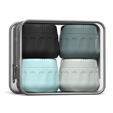 Travel Containers for Toiletries, TSA Approved Travel Size Toiletries 4 Pack, Re