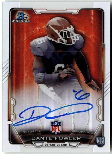 Dante Fowler Jr. #RCRA-DF 2015 Bowman Chrome Rookie Refractor Autographs card