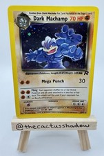 Pokemon Team Rocket Dark Machamp Holo 10/82 - SWIRL - HP/DMG on eBay