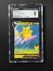 CGC 8 ERROR Pokemon Surfing Pikachu V #008 Celebrations Holo MISCUT!