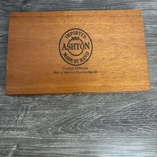 Ashton Crystal Belicoso Imported Empty Cigar Case Handmade In Dominican Republic
