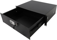 3U Rack Drawer DJ Locking Drawer with Key with Unmatched Material, Safety Design
