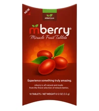 mberry Miracle Fruit Tablets, Single Pack (10 Tablets), Turn Sour into Sweet
