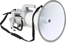 TOA ER-2230W 30-watt Shoulder Megaphone with Whistle - White/Gray