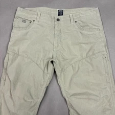 Kuhl Pants Mens 38x30 Beige Hiking Trail Trek Commute Workwear Lightweight Camp