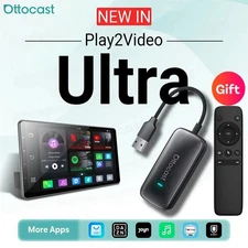 2026 Ottocast Play2Video Ultra AIBOX Car Video Box Wireless Carplay&Android Auto