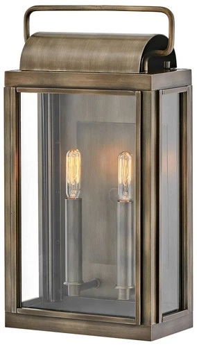 Sag Harbor 16 1/2" High Burnished Bronze Outdoor Wall Light - Picture 2 of 3