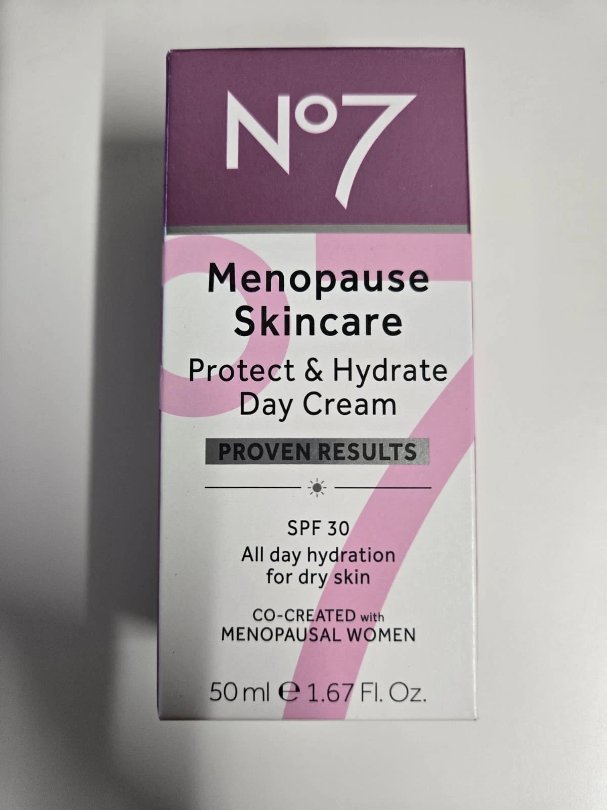 No7 Menopause Skincare Protect & Hydrate Day Cream SPF30 - 50ml