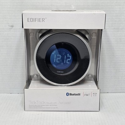 Edifier Tick Tock Bluetooth Radio Alarm Clock Speaker System w/ FM MF240BT NIB