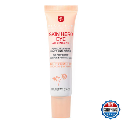 Erborian Skin Hero Eye Cream Perfector De-Puffs Hydrates Blurs Appearance Of
