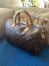 Louis Vuitton Speedy 30 Monogram French Co. USA-Made Swiss Hardware RARE VARIANT