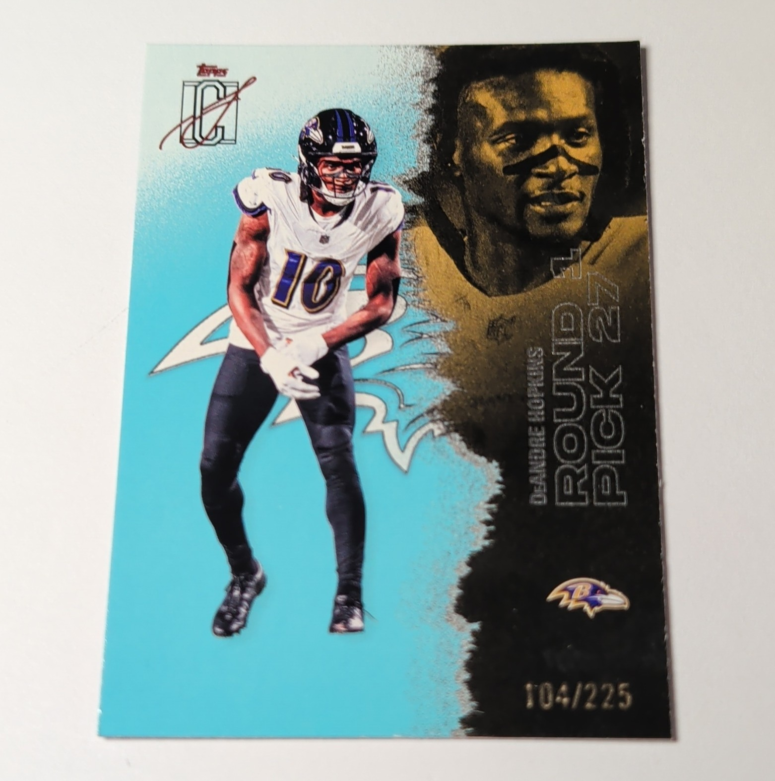 Topps 2025 Signature Class Rookie DeAndre Hopkins Ravens #63 104/225