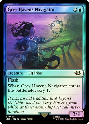 MTG FOIL Grey Havens Navigator  - The Lord of the Rings #053