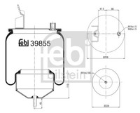 Federbalg Luftfederung Febi Bilstein 39855 FüR FL Volvo FMX FM FH FL6 FH12 FH16