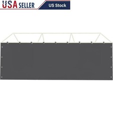 Carport Sidewall Replacement Panel 20ft Waterproof UV Protection Easy Install US