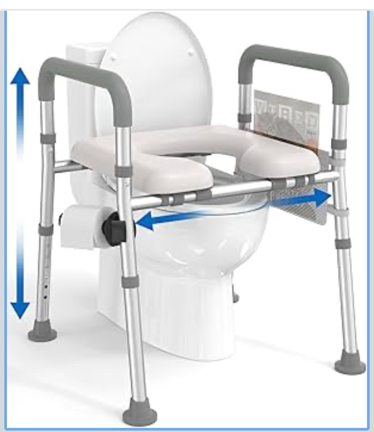 With Handles, Toilet Seat Riser For Seniors