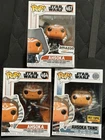 Funko Pop Star Wars Ahsoka Lot (3) #464 #467 Amazon #680 Hot Topic W/Protector