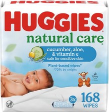 Huggies Natural Care Cucumber, Aloe and Vitamin E Baby Wipes
