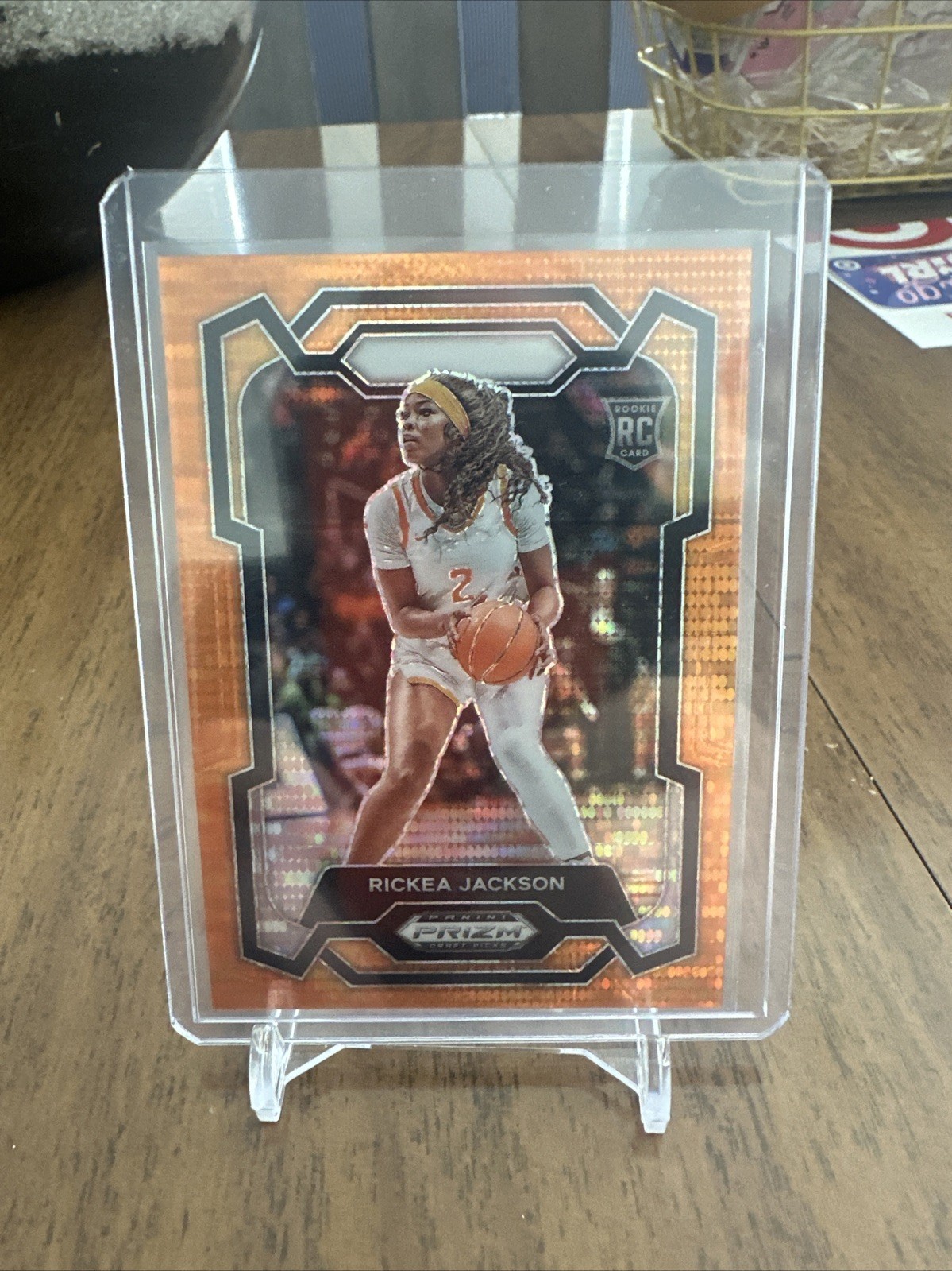 2024 Panini Prizm Draft Picks - Rickea Jackson #44 Orange Pulsar Prizm /49 (RC)