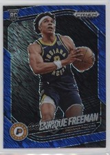 2024-25 Panini Prizm Black FOTL Blue Shimmer 30/35 Enrique Freeman #245 s3g