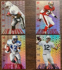 KERRY COLLINS 1995 SKYBOX PREMIUM PAYDIRT #PD22 BLUE PARALLEL ROOKIE INSERT CARD. rookie card picture