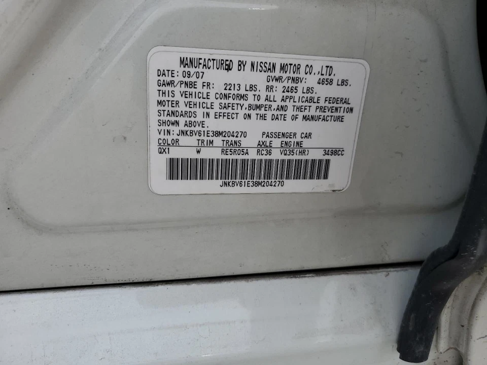 Seat Belt Front Bucket Passenger Retractor Fits 09-13 INFINITI G37 2556124 Foto 2 de 4